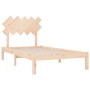 Estructura de cama de madera maciza 100x200 cm de vidaXL, Camas y somieres - Ref: Foro24-3104858, Precio: 86,99 €, Descuento: %