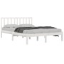 Solid white pine wood bed frame 200x200 cm by vidaXL, Beds and slatted bases - Ref: Foro24-3105092, Price: 135,47 €, Discount: %