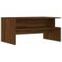 Mesa de centro madera de ingeniería marrón roble 90x55x42,5 cm de vidaXL, Mesas de centro - Ref: Foro24-834285, Precio: 52,76...