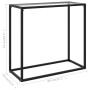 Mesa consola vidrio templado transparente 80x35x75 cm de vidaXL, Mesas auxiliares - Ref: Foro24-322807, Precio: 53,55 €, Desc...