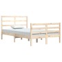 Estructura de cama madera maciza de pino 120x200 cm de vidaXL, Camas y somieres - Ref: Foro24-3105001, Precio: 110,99 €, Desc...