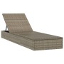 Lounger 1 pc with gray synthetic rattan cushion 201x55x62 cm by vidaXL, Loungers - Ref: Foro24-319631, Price: 167,92 €, Disco...