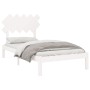 Solid wood bed frame 100x200 cm by vidaXL, Beds and slatted bases - Ref: Foro24-3104859, Price: 88,99 €, Discount: %