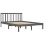 Estructura de cama madera maciza pino pequeña doble 120x190 cm de vidaXL, Camas y somieres - Ref: Foro24-3105043, Precio: 136...