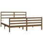 Estructura de cama madera maciza de pino marrón miel 180x200 cm de vidaXL, Camas y somieres - Ref: Foro24-3105024, Precio: 16...