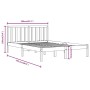 Estructura de cama de madera maciza de pino 200x200 cm de vidaXL, Camas y somieres - Ref: Foro24-3105091, Precio: 124,88 €, D...