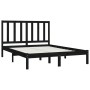 Estructura de cama madera maciza de pino negro 120x200 cm de vidaXL, Camas y somieres - Ref: Foro24-3105159, Precio: 149,56 €...