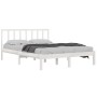 Solid white pine wood bed frame 160x200 cm by vidaXL, Beds and slatted bases - Ref: Foro24-3105082, Price: 131,59 €, Discount: %