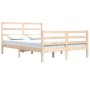 Estructura de cama madera maciza de pino 140x200 cm de vidaXL, Camas y somieres - Ref: Foro24-3105006, Precio: 115,20 €, Desc...