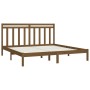 Estructura cama madera maciza marrón miel super king 180x200 cm de vidaXL, Camas y somieres - Ref: Foro24-3105268, Precio: 18...