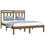 Estructura de cama madera maciza de pino marrón miel 120x200 cm de vidaXL, Camas y somieres - Ref: Foro24-3105248, Precio: 12...