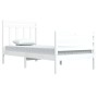 Estructura de cama madera maciza blanco 90x200 cm de vidaXL, Camas y somieres - Ref: Foro24-3105301, Precio: 102,03 €, Descue...