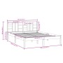 Estructura de cama de madera maciza blanca 140x190 cm de vidaXL, Camas y somieres - Ref: Foro24-3105386, Precio: 128,67 €, De...