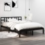 Estructura de cama madera maciza negro Supe King 180x200 cm de vidaXL, Camas y somieres - Ref: Foro24-3105424, Precio: 185,02...