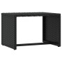 1 pc sun lounger with black synthetic rattan table by vidaXL, Loungers - Ref: Foro24-319634, Price: 181,99 €, Discount: %