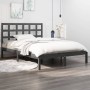 Estructura de cama madera maciza gris Super King 180x200 cm de vidaXL, Camas y somieres - Ref: Foro24-3105487, Precio: 187,55...