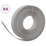 Garteneinfassung 4 Stück graues Polyethylen 10 m 10 cm von vidaXL, Garteneinfassung und Einfassung - Ref: Foro24-3155430, Pre...