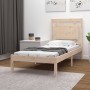 Solid pine wood bed frame 90x200 cm by vidaXL, Beds and slatted bases - Ref: Foro24-3105520, Price: 89,48 €, Discount: %