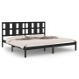 Estructura de cama madera maciza negro Supe King 180x200 cm de vidaXL, Camas y somieres - Ref: Foro24-3105619, Precio: 203,06...