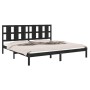 Estructura de cama madera maciza negro Supe King 180x200 cm de vidaXL, Camas y somieres - Ref: Foro24-3105619, Precio: 203,06...