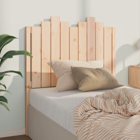 Solid pine wood bed headboard 96x4x110 cm by vidaXL, Headboards and footboards - Ref: Foro24-818450, Price: 40,99 €, Discount: %