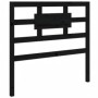 Solid black pine wood bed frame 90x200 cm by vidaXL, Beds and slatted bases - Ref: Foro24-3105654, Price: 103,75 €, Discount: %