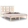 Solid pine wood bed frame 120x200 cm by vidaXL, Beds and slatted bases - Ref: Foro24-3105595, Price: 110,27 €, Discount: %