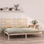 Estructura de cama de madera maciza 200x200 cm de vidaXL, Camas y somieres - Ref: Foro24-3105685, Precio: 128,71 €, Descuento: %