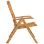 Reclining garden chairs and cushions 2 pcs solid teak wood by vidaXL, Garden chairs - Ref: Foro24-3196439, Price: 304,05 €, D...