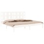 Estructura de cama madera maciza de pino blanco 200x200 cm de vidaXL, Camas y somieres - Ref: Foro24-3105621, Precio: 144,30 ...