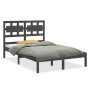 Estructura de cama de madera maciza blanca 140x200 cm de vidaXL, Camas y somieres - Ref: Foro24-3105667, Precio: 136,63 €, De...