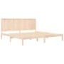 Solid pine wood bed frame 200x200 cm by vidaXL, Beds and slatted bases - Ref: Foro24-3105750, Price: 147,57 €, Discount: %