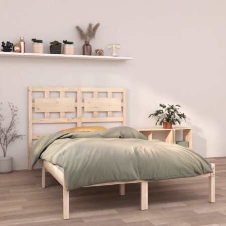 Solid pine wood bed frame 120x200 cm by vidaXL, Beds and slatted bases - Ref: Foro24-3105660, Price: 110,53 €, Discount: %