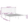 Estructura de cama madera maciza marrón miel 140x200 cm de vidaXL, Camas y somieres - Ref: Foro24-3106771, Precio: 140,55 €, ...