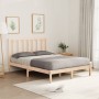 Solid pine wood bed frame 120x200 cm by vidaXL, Beds and slatted bases - Ref: Foro24-3106763, Price: 103,70 €, Discount: %