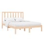 Solid pine wood bed frame 120x200 cm by vidaXL, Beds and slatted bases - Ref: Foro24-3106763, Price: 103,70 €, Discount: %