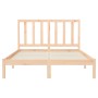 Solid pine wood bed frame 120x200 cm by vidaXL, Beds and slatted bases - Ref: Foro24-3106763, Price: 103,70 €, Discount: %