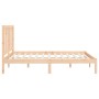 Solid pine wood bed frame 120x200 cm by vidaXL, Beds and slatted bases - Ref: Foro24-3106763, Price: 103,70 €, Discount: %