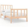 Estructura de cama madera maciza de pino 90x200 cm de vidaXL, Camas y somieres - Ref: Foro24-3106688, Precio: 89,99 €, Descue...