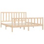 Estructura de cama madera maciza 180x200 cm de vidaXL, Camas y somieres - Ref: Foro24-3106848, Precio: 138,99 €, Descuento: %