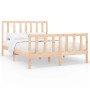 Estructura de cama madera maciza de pino 120x200 cm de vidaXL, Camas y somieres - Ref: Foro24-3106698, Precio: 115,82 €, Desc...