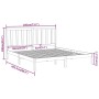 Estructura de cama madera maciza blanco Supe King 180x200 cm de vidaXL, Camas y somieres - Ref: Foro24-3106784, Precio: 145,8...