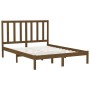 Estructura de cama madera maciza de pino marrón miel 160x200 cm de vidaXL, Camas y somieres - Ref: Foro24-3106781, Precio: 16...