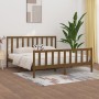 Honey brown solid wood bed frame 180x200 cm by vidaXL, Beds and slatted bases - Ref: Foro24-3106851, Price: 169,99 €, Discoun...