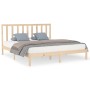 Solid wood bed frame 200x200 cm by vidaXL, Beds and slatted bases - Ref: Foro24-3106788, Price: 121,36 €, Discount: %