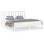 Estructura de cama madera maciza blanco 200x200 cm de vidaXL, Camas y somieres - Ref: Foro24-3106789, Precio: 131,41 €, Descu...