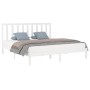 Estructura de cama madera maciza blanco 200x200 cm de vidaXL, Camas y somieres - Ref: Foro24-3106789, Precio: 131,41 €, Descu...