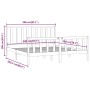 Estructura de cama madera maciza marrón miel 200x200 cm de vidaXL, Camas y somieres - Ref: Foro24-3106856, Precio: 165,02 €, ...