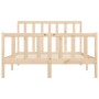 Solid wood bed frame 120x200 cm by vidaXL, Beds and slatted bases - Ref: Foro24-3106828, Price: 113,78 €, Discount: %