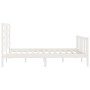 Estructura de cama madera maciza de pino blanco 120x200 cm de vidaXL, Camas y somieres - Ref: Foro24-3107609, Precio: 132,99 ...